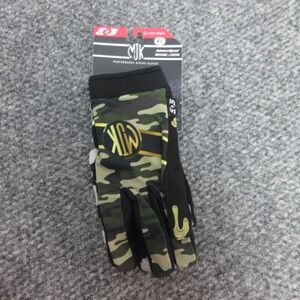 Saints of Speed MJK Michael J Kicks Riding Gloves XL Camo Phone Capable NWT